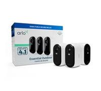 Arlo Essential VMC2350-100EUS, Caméra de sécurité IP, intérieur et extérieur, sans fil, plafond/mur, blanc, Bullet (forme)