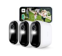 Caméra de sécurité connectée - ARLO - Essential2 - Pack de 3 - Résolution 2K - Vision nocturne couleur