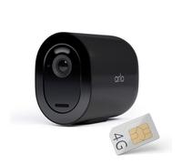 Arlo Go 2 3G/4G LTE Camera Surveillance Exterieure sans Fil, Carte SIM ou WiFi IP Caméra, Vision Nocturne Couleur, Projecteur Intégré, Détection De Mouvement, Essai Secure Inclus, Noir