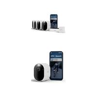 Arlo Pro 6, Caméra de Surveillance WiFi Extérieure sans Fil 2K + HDR, Détection IA, Compatible avec Alexa, Essai Secure Inclus, 6 Caméras + 1 Batterie supplémentaire et Chargeur Double