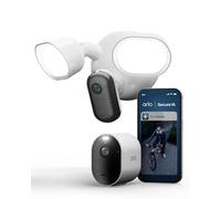 Arlo Pro 6 et Floodlight, Caméra de Surveillance WiFi Extérieure sans Fil 2K+ HDR, Détection par IA, Vision Nocturne Couleur, Audio bidirectionnel, Compatible avec Alexa, Essai Secure Inclus