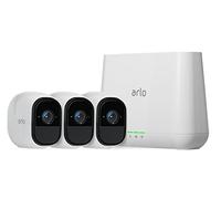 Arlo Pro Caméra de surveillance 100% Sans Fils Pack de 3 Batterie rechargeable Son bidirectionnel 720p Jour/Nuit Etanche IP65 Intérieur/Extérieur, VMS4330