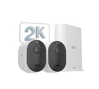 Arlo Pro Caméra de surveillance sans fil 5 2K Spotlight, pack de 2 blanc