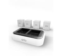 Arlo Station de charge double + batterie rechargeable, compatible avec pro 3, 4 (+XL), 5, Ultra 2 (+XL), Go 2 - Accessoire certifié Arlo, VMA5400C / VMA5400