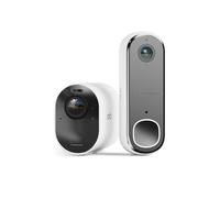 Arlo Ultra 2 4K XL Batterie Longue Plus Sonnette Video, Caméra Video Surveillance WiFi Exterieures sans Fil, Vision Nocturne Couleur, Compatible Alexa, Essai Secure Inclus, 1 Caméra Blanche