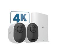 Arlo Ultra 2 Caméra de Surveillance extérieure, pack de 2 blanc