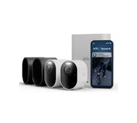 Arlo Ultra 3, 2 Caméras de Surveillance WiFi Extérieure sans Fil 4K et 2 Coques Noires + Smarthub