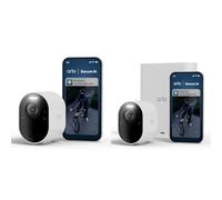 Arlo Ultra 3 4K et Smarthub, Caméra de Surveillance WiFi Extérieure sans Fil, Détection par IA, Vision Nocturne Couleur, Audio bidirectionnel, Compatible avec Alexa, Essai Secure Inclus, 4 Caméras
