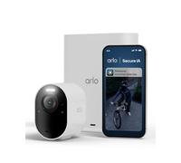 Arlo Ultra 3 4K et Smarthub, Caméra de Surveillance WiFi Extérieure sans Fil, Détection par IA, Vision Nocturne Couleur, Audio bidirectionnel, Compatible avec Alexa, Essai Secure Inclus, 1 Caméra