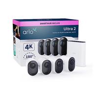 Arlo Ultra 3, Caméra de Surveillance WiFi 4K, 4 Caméras + Smarthub, Blanche