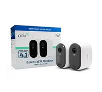 Arlo Caméra de sécurité extérieure Essential 2K XL – Sans fil, Batterie 24 mois – Pack 2