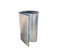 ArmaFlex Duct Plus ALU isolant autocollant 19 mm - 1 m x 1 m | Isolant en caoutchouc autocollant avec revêtement alu pour conduits de ventilation e feu B-s3,d0.