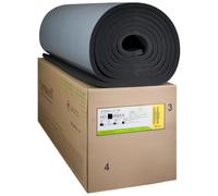 ArmaFlex HOME Isolant auto-adhésif 25mm - 50cm x 1m Mousse élastomère flexible pour l'isolation thermique et acoustique pour camping-car, bateau, maison et DIY - 10/19/25/32 mm