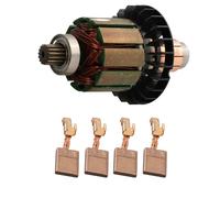 Armature 1 pièce avec 4 balais de carbone pour outils DDF482 DHP482 619380 -9 619583 -5 Armature avec 194427 -5 Balais de charbon CB-440
