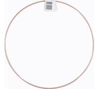 Armature abat-jour cercle cuivré Diamètre 25 cm