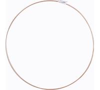 Armature abat-jour cercle cuivré Diamètre 35 cm