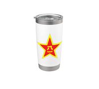 Armée de Libération Populaire de Chine PLA Armée Star Emblème Forces Armées Gobelet isotherme en acier inoxydable double paroi