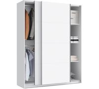 Armoir placard / meuble de rangement coloris Blanc - Hauteur 200 x Longueur 150 x Profondeur 62 cm