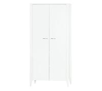 Armoire 2 Portes Angèle - Blanc Blanc