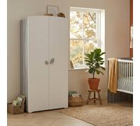 Armoire 2 Portes Bébé En Bois - Leaf Gris TU