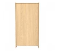 Sauthon Armoire 2 portes Cannelle en bois décor chêne miel marron