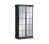 Armoire 2 portes Petits-meubles - Toja - 102 4 x 55 7 x 200cm - Bois anthracite