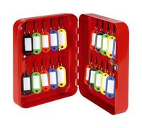 Armoire 20 clés fermeture ouleur - rouge