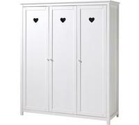 Vipack Armoire Amori 3 portes Enfant Blanc verni