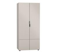 Armoire 4 portes Petits-meubles - Soly - 90 4 x 56 1 x 198 5cm - Cachemire