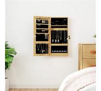 VidaXL Armoire à bijoux miroir LED
