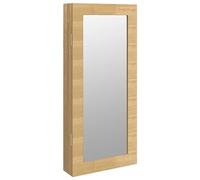 vidaXL Armoire à bijoux Mural avec miroir 30 x 8,5 x 67 cm
