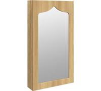 Armoire à bijoux avec miroir murale 37,5x10x67 cm