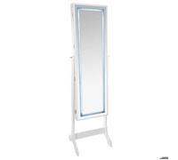 Armoire à bijoux LED ""Bettany"" blanc 47x155cm - Atmosphera Créateur d'intérieur