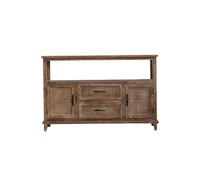 Armoire À Café Buffet Vintage Et Vieilli, Armoire À Thé, Entrée En Bois Massif De Style Américain, Étagère Rangement Multifonctionnel For La Décoration Dans Les Maisons D'hôtes Buffet Avec Rangement