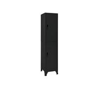 vidaXL Armoire à casiers Noir 38x45x180 cm Acier