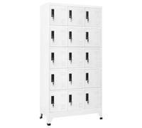 Armoire à Casiers Noir 90x45x180 cm Acier Classeur Meuble de Rangement vidaXL