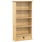 Armoire à CD Corona 52x17,5x103 cm bois de pin massif
