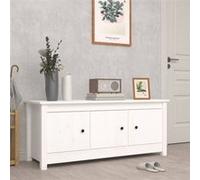 vidaXL Armoire à chaussures - Blanc