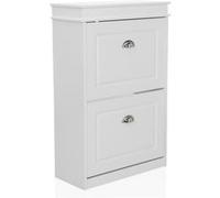 ESTHA 2 - Armoire à chaussures Blanc
