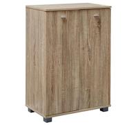 Armoire à chaussures - FINEBUY - Sonoma - 12 Paires - 2 portes - 60 x 90 x 35 cm