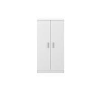 Armoire à chaussures FIONA 2 portes (30 Paires) L55 cm x H108cm - Blanc
