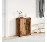 Armoire à chaussures gris béton 57x34x76 cm bois d'ingénierie vidaXL