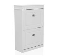 ESTHA 2 - Armoire à chaussures Blanc