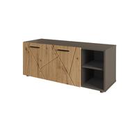 Vicco Armoire à Chaussures Irma, Anthracite/Artisan, 106x43cm | avec 2 portes, convient pour le rangement et l’organisation dans l’entrée