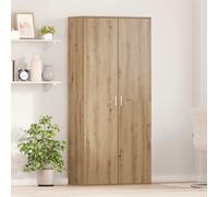 vidaXL Buffet moderne en chêne artisanal 80x39x178 cm Bois d'ingénierie Finition mate 8 compartiments