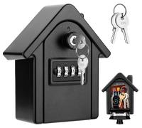 Armoire à clés à code numérique, étanche, à fixer au mur, avec un code de 4 chiffres, de grande taille