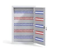 Armoire à clés en acier de grande capacité avec crochets et étiquettes, armoire à clés avec serrure pour hôtels, bureaux et entreprises, rangement sécurisé et accès facile