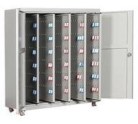 Armoire à clés haute capacité avec 700 emplacements verrouillables - Coffre à clés sur roulettes - Design amovible - Parfait pour la maison et le bureau.