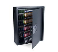 Armoire à clés PAVO haute sécurité pour 150 clés, Coffre à clés, Dimensions : 550 × 380 × 150 mm, Comprend 150 porte-clés - 8002719, Gris