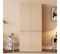 Armoire à deux portes - en bois - à poser - grande - 70 x 40 x 170